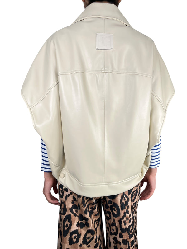 Chaqueta Ecocuero Sin Mangas