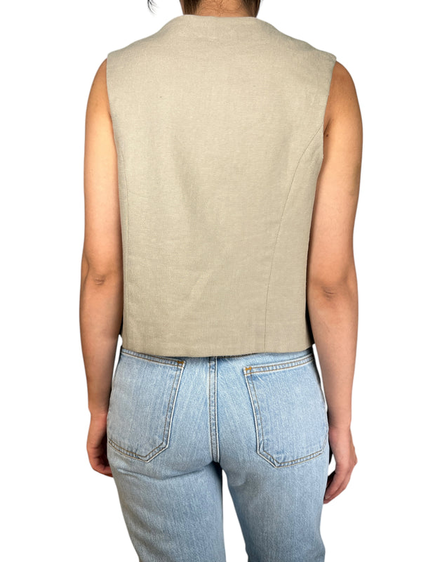 Gilet Lino y Viscosa