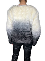 Chaqueta Efecto Pelo Bicolor