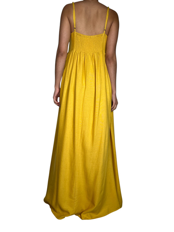 Vestido Longo Franzido