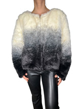 Chaqueta Efecto Pelo Bicolor