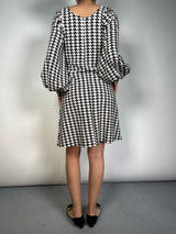 Vestido Blanco y Negro