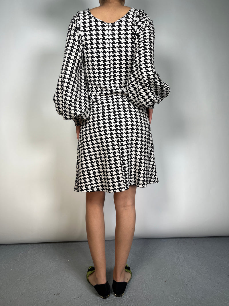 Vestido Blanco y Negro