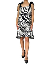 Vestido Tirantes Cebra