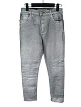 Jeans Slim Metal Silver