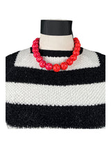 Collar Bicolor Animal Print