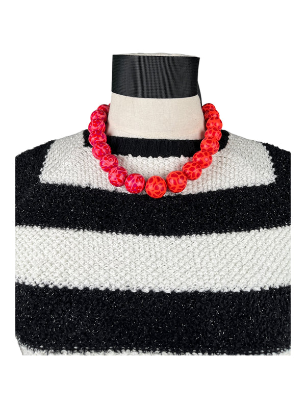 Collar Bicolor Animal Print