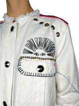 Chaqueta Denim Bordada