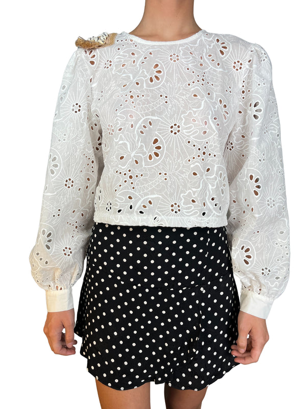 Blusa Broderie