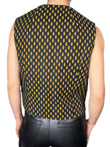 Gilet Estampado Vintage