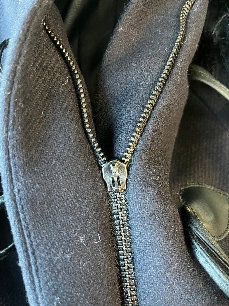 Abrigo Lana Azul Marino