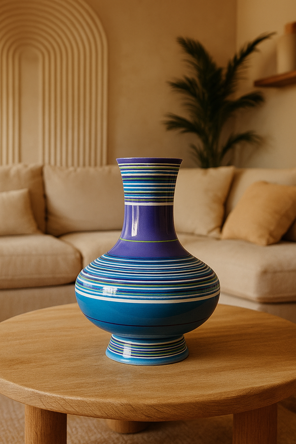 Florero Azul