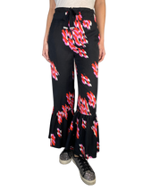 Pantalón Negro Estampado