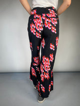Pantalón Negro Estampado