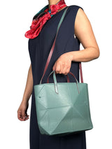 Bolso Bandolera Origami Cuero