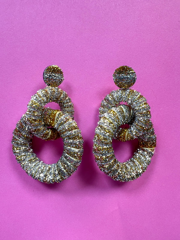 Aros Lurex Silver y Gold