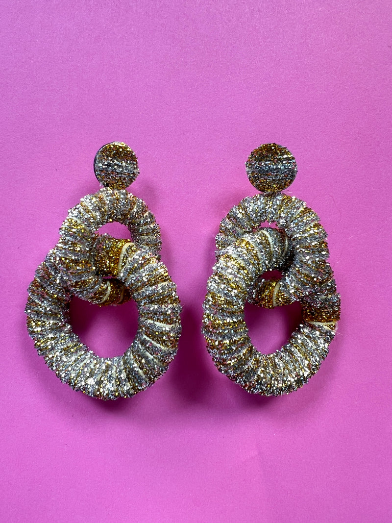 Aros Lurex Silver y Gold