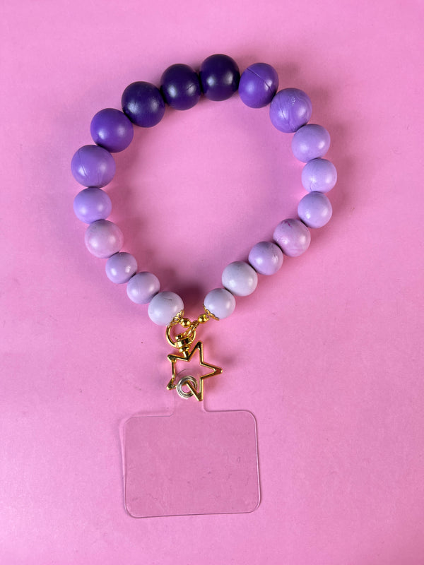 Straps Esferas Degrade Morado Para Celular