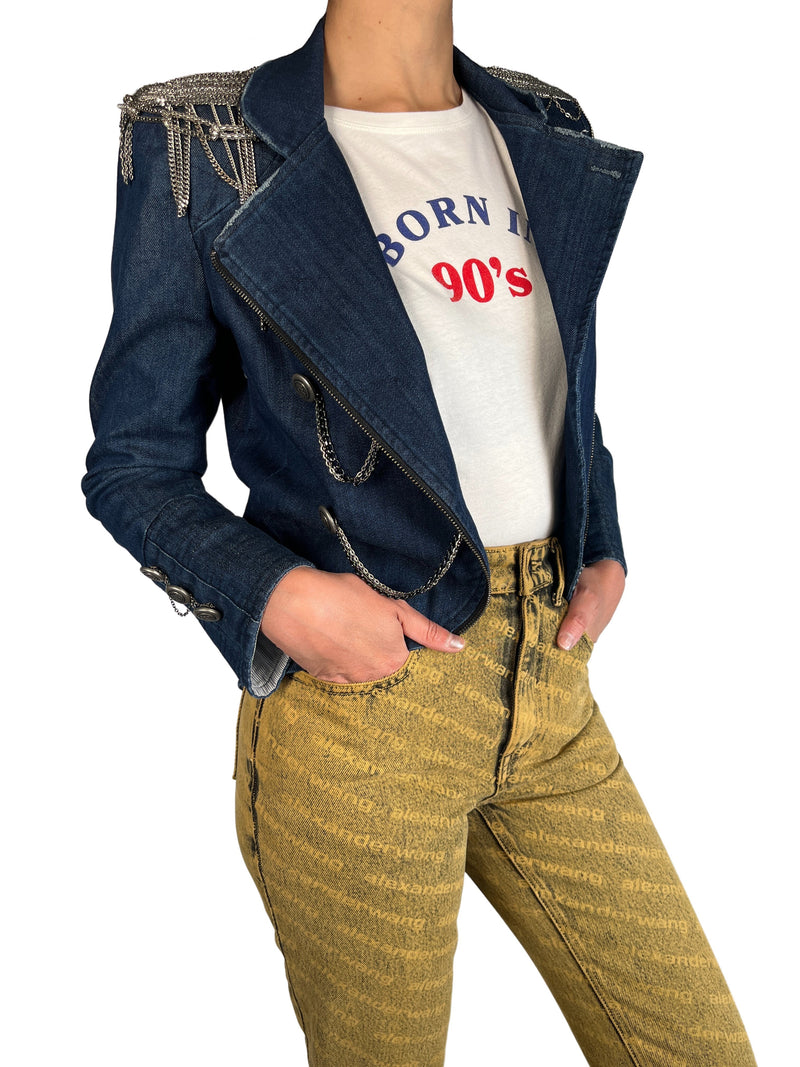 Chaqueta Denim Biker