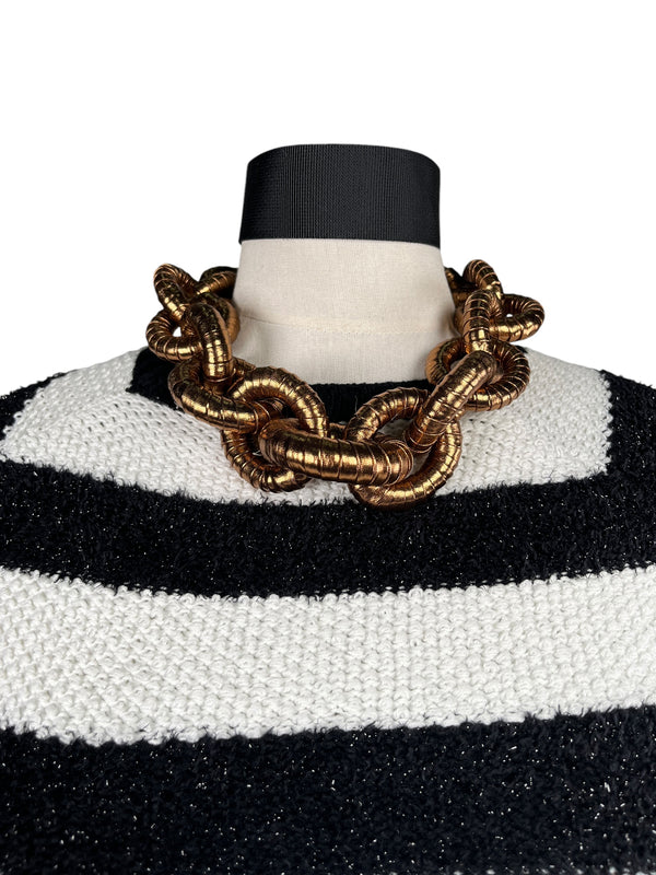 Collar Eslabón Bronce Metallic