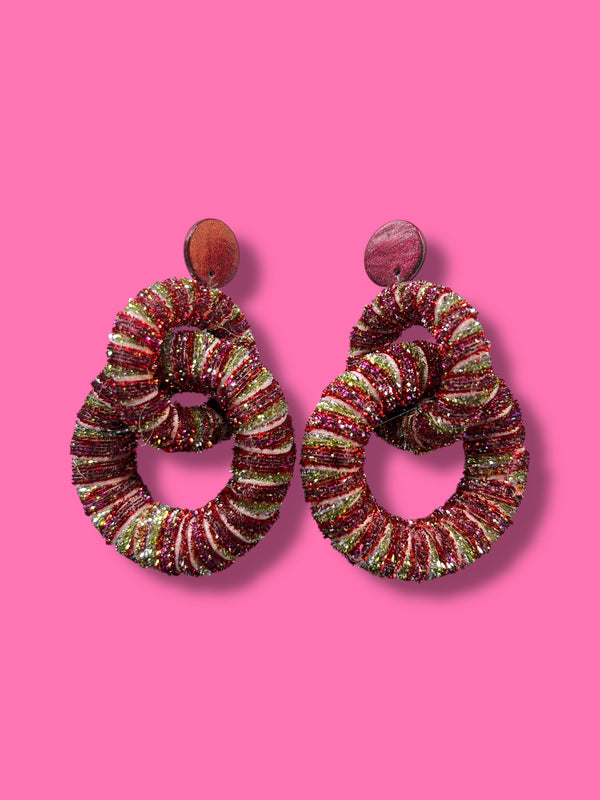 Aros Lurex Arcoiris