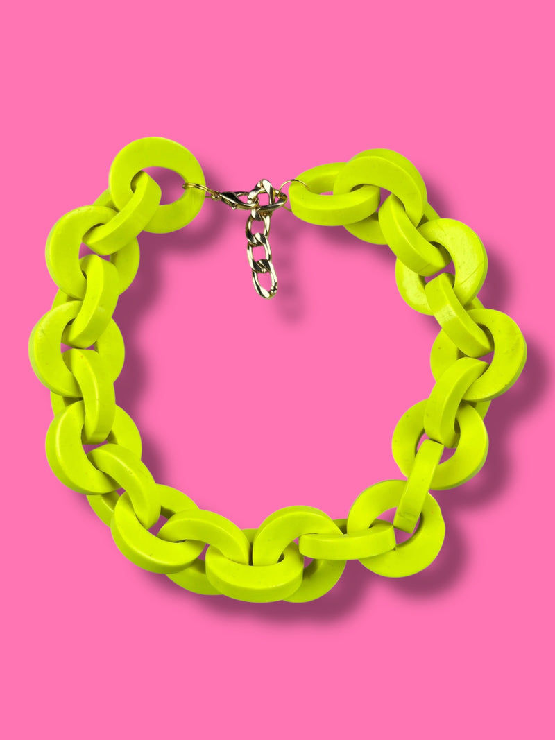 Collar Cadenas Fluor