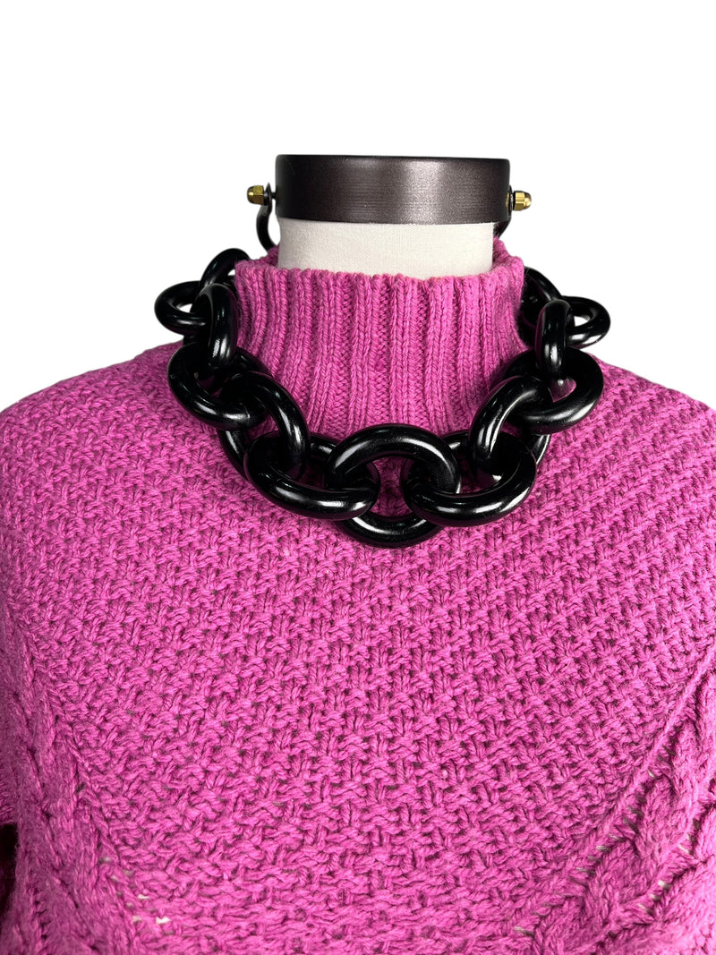 Collar Eslabón Negro