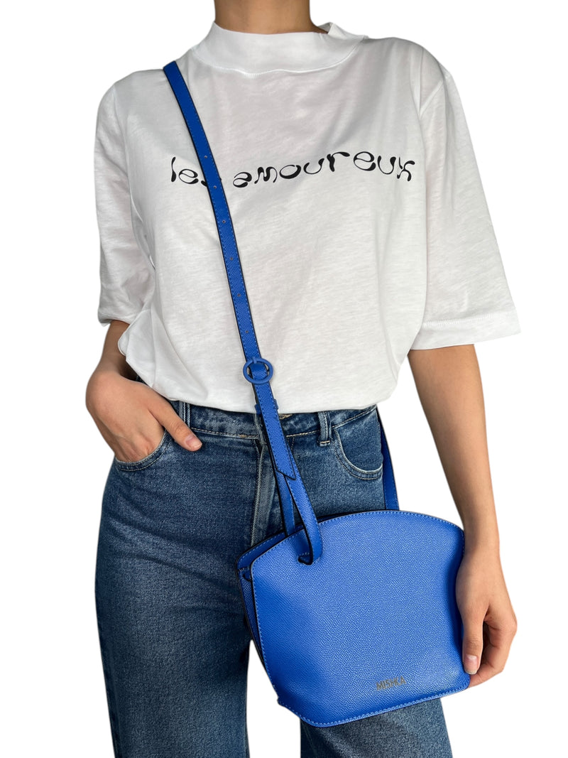 Bandolera Ecocuero Azul