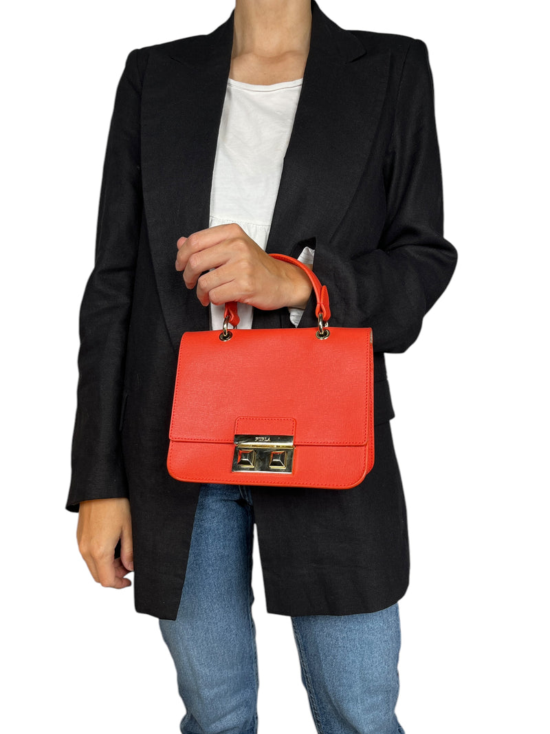 Bolso Cuero Salmón