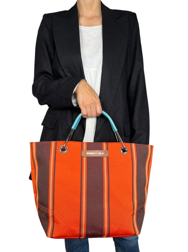 Bolso Orange Rayas