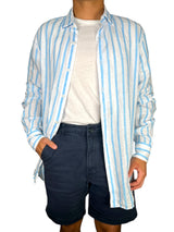 Camisa Lino Rayas