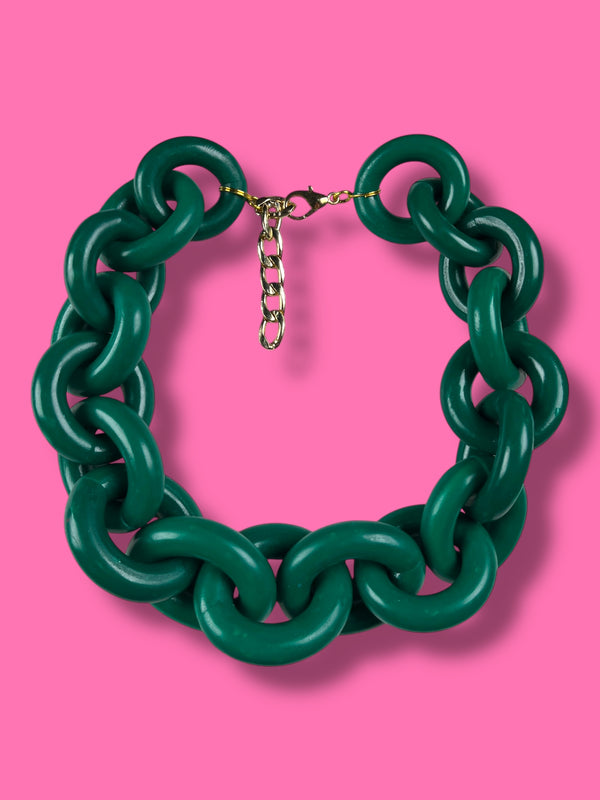 Collar Eslabón Verde