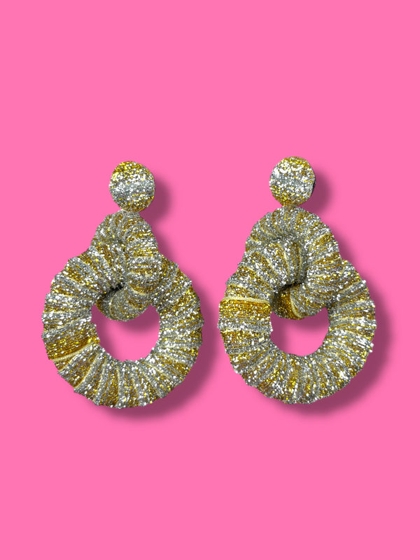 Aros Lurex Silver y Gold