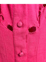 Vestido Flores Bordadas