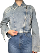 Chaqueta Flores Brillos