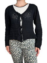 Tejido Crop Negro