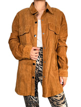 Chaqueta  Gamuza Ciprés Cuero