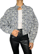 Chaqueta Denim Flores