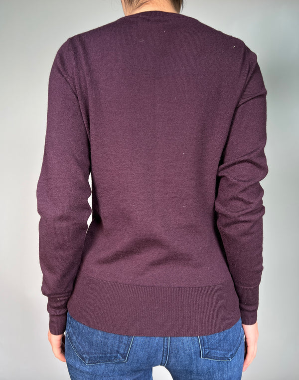 Sweater Morado Botones