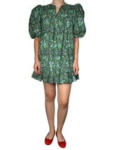 Vestido Verde Flores