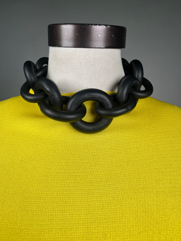 Collar Eslabón Negro