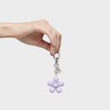 Llavero malva Puffed Daisy Flower