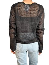 Blusa Tejida Translúcida