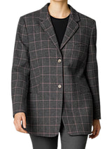 Abrigo Window Pane Hombre