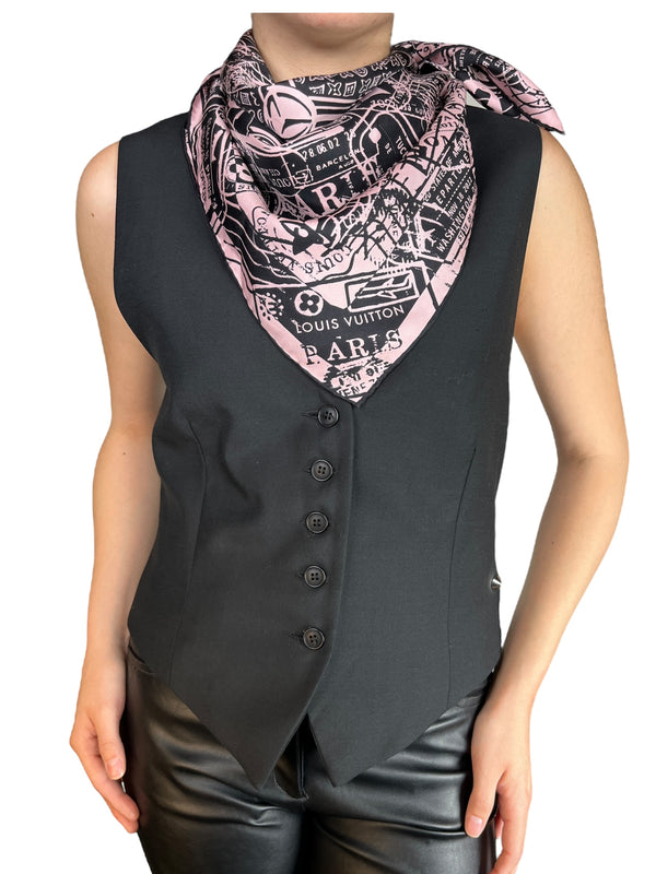 Pañuelo Rosa Estampado