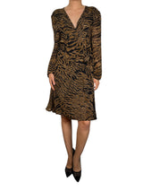 Vestido Wrap Animal Print