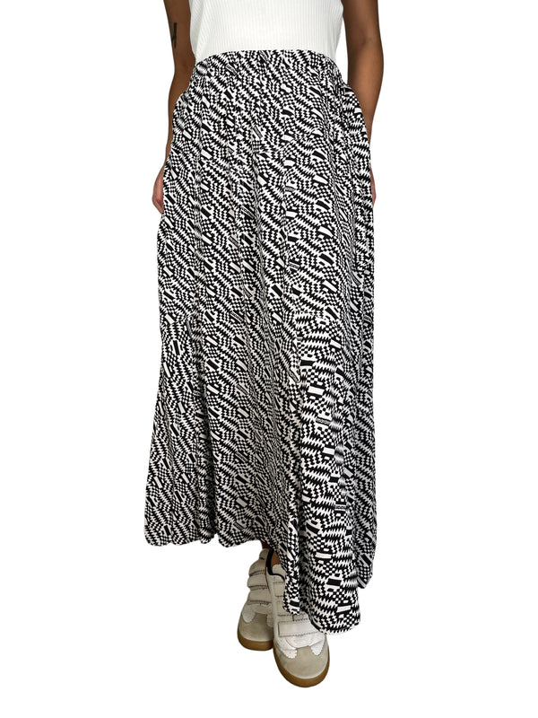 Falda Alona Long Monogram 