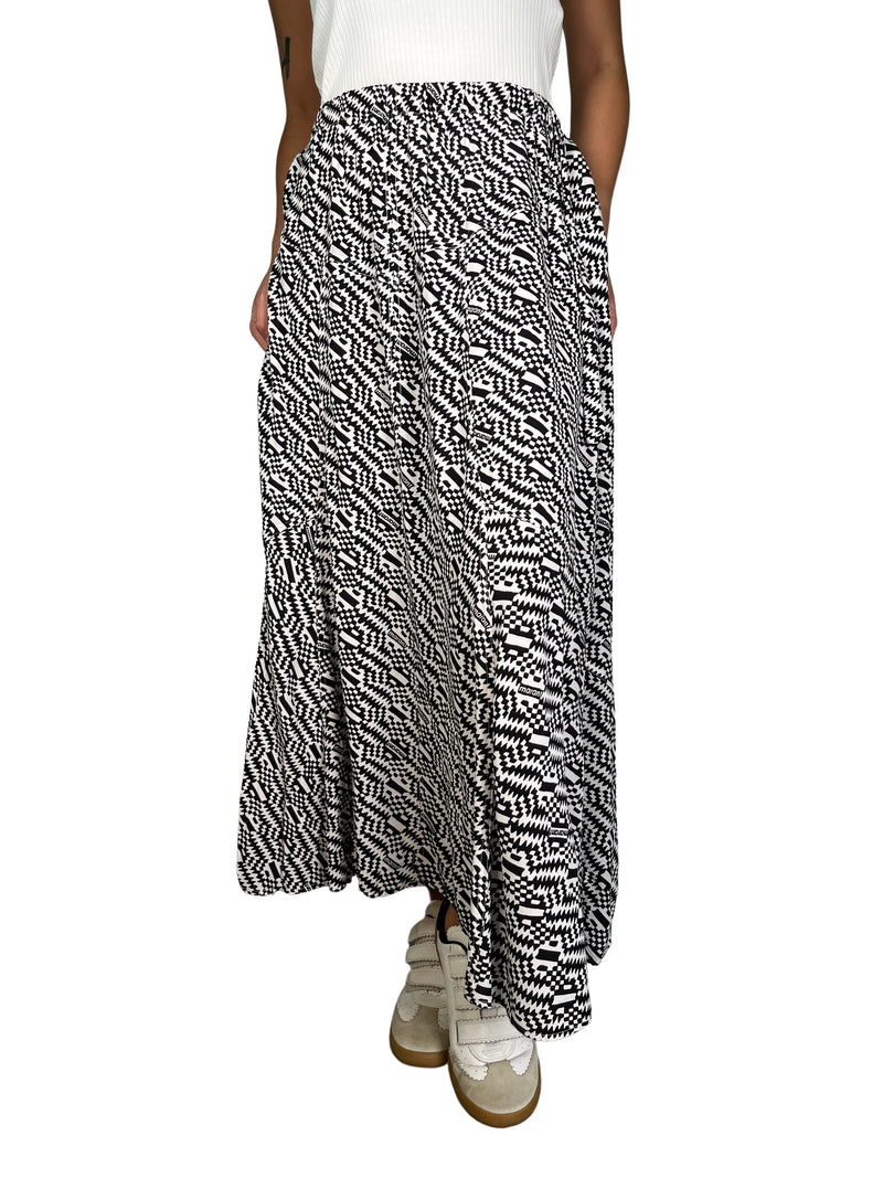 Falda Alona Long Monogram 