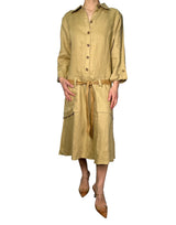 Vestido Camisero Lino