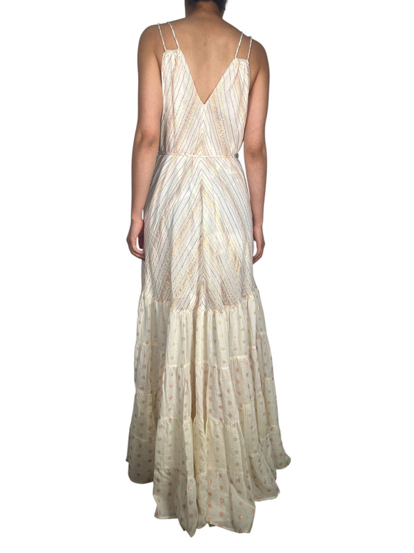 Vestido Fibras Metalizadas